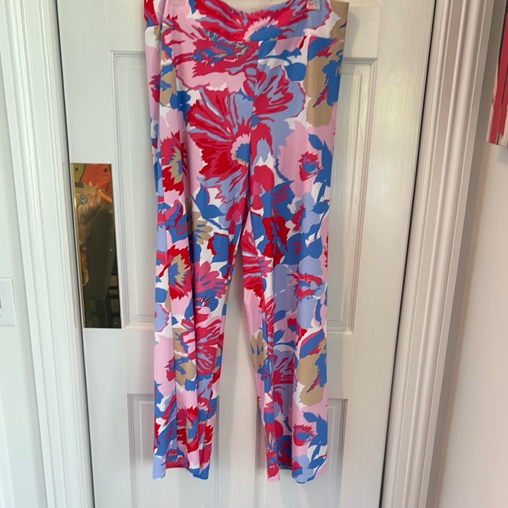 Jude Connally Multicolor Floral Wide-Leg Pants